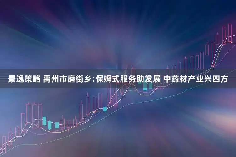 景逸策略 禹州市磨街乡:保姆式服务助发展 中药材产业兴四方