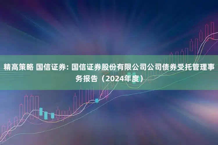 精高策略 国信证券: 国信证券股份有限公司公司债券受托管理事务报告(2024年度)