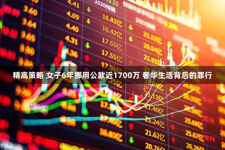 精高策略 女子6年挪用公款近1700万 奢华生活背后的罪行