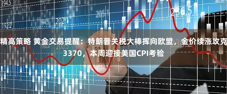 精高策略 黄金交易提醒：特朗普关税大棒挥向欧盟，金价续涨攻克3370，本周迎接美国CPI考验